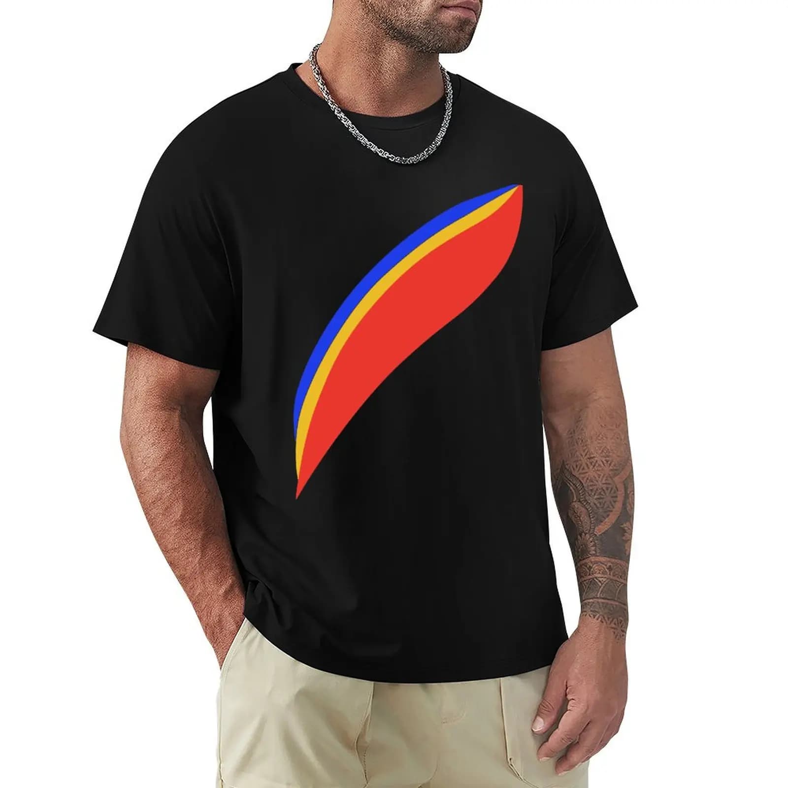 T-shirt Captain Eo Design, maglietta leggera e basic a maniche corte