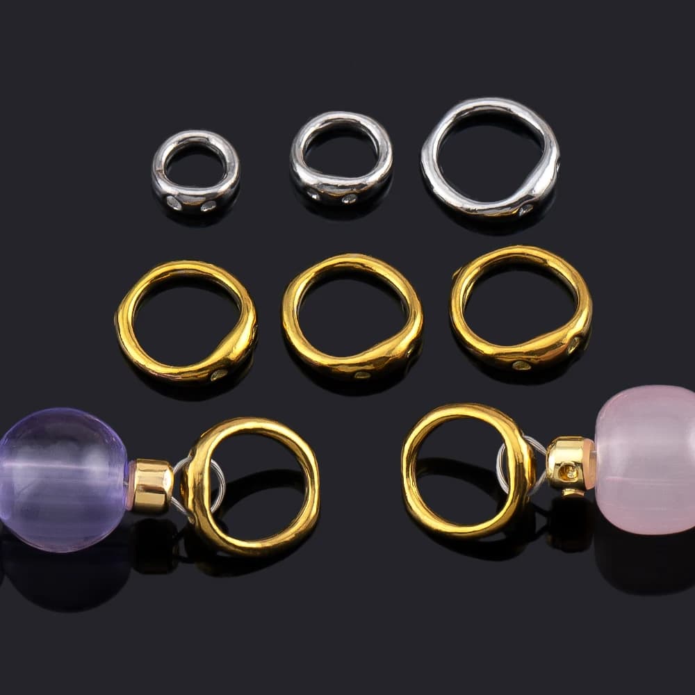Never Fade 20pcs 10pcs Stainless Steel Clasps End Connectors Hooks for Beading Supplies Necklace Jewelry Bracelet Making DIY