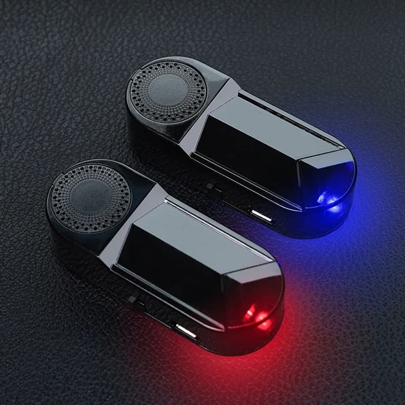 1 pcs LED for auto fake solar energy safety light alarm simulated wireless warning lamp with deodorant function for environments