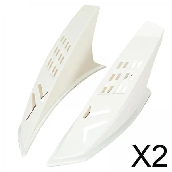 Corna per casco da moto universale Copertura decorativa per orecchie per casco punk in plastica bianca per caschi da moto