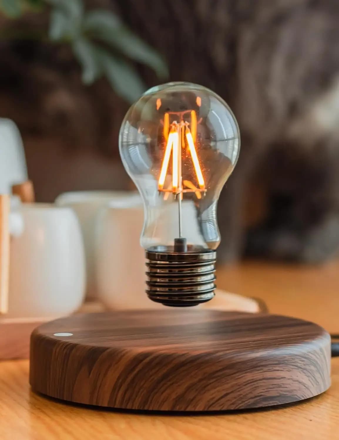 Lampada a Levitazione, Luce Notturna Magnetica Fluttuante, Decorazione Unica per Casa e Ufficio, Gadget Tecnologico Originale