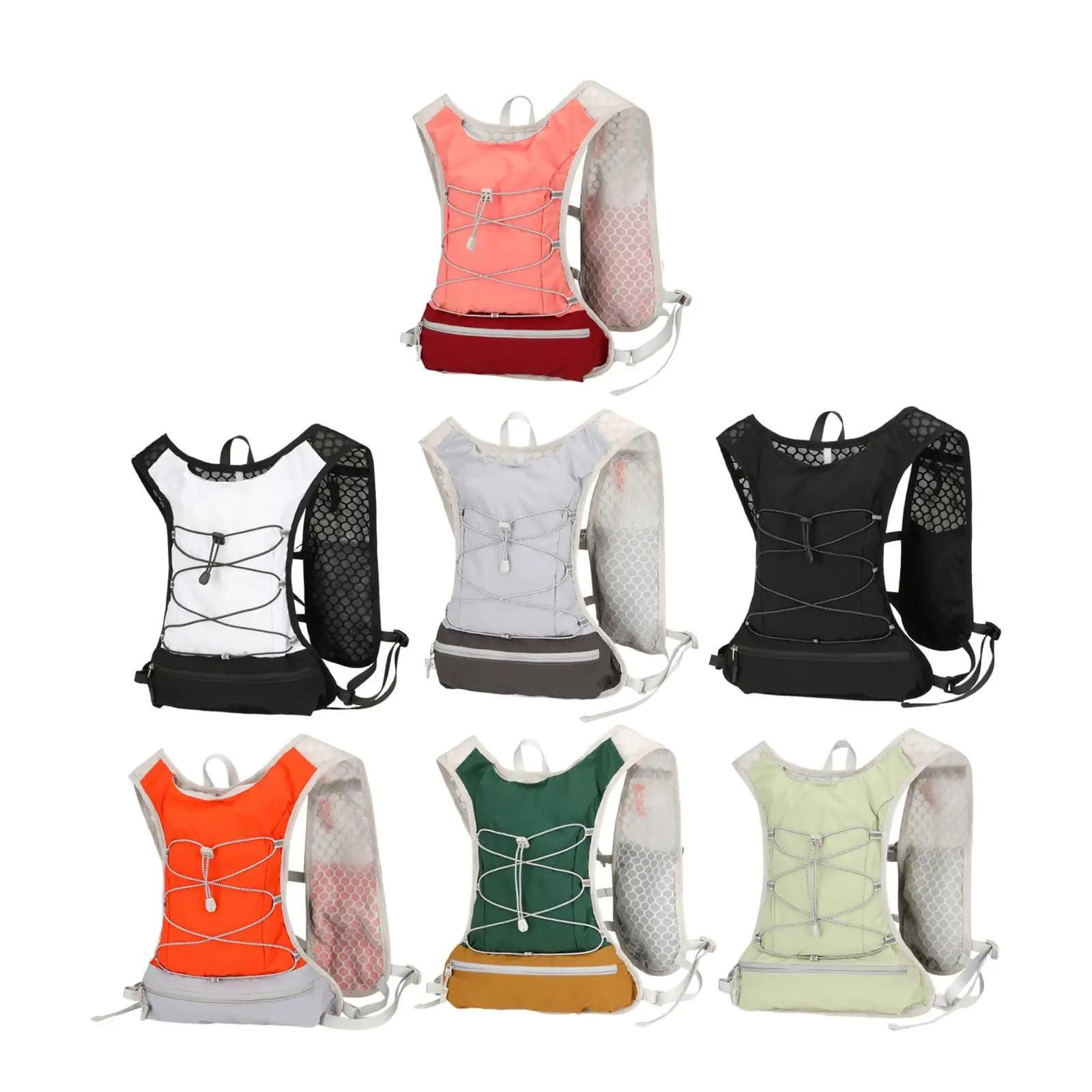 Running vest for Men, Sporty Backpack Comfortable, Adjustable and Portable Hydrating Backpack for Cycling and Camping