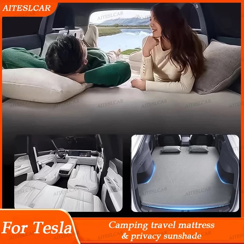 Parasole per Auto Tesla Model Y 2019-2025 2026, Copertura Protettiva per Parabrezza, Tendina Parasole per Finestrini Laterali Anteriori, Protezione Privacy per Bambini