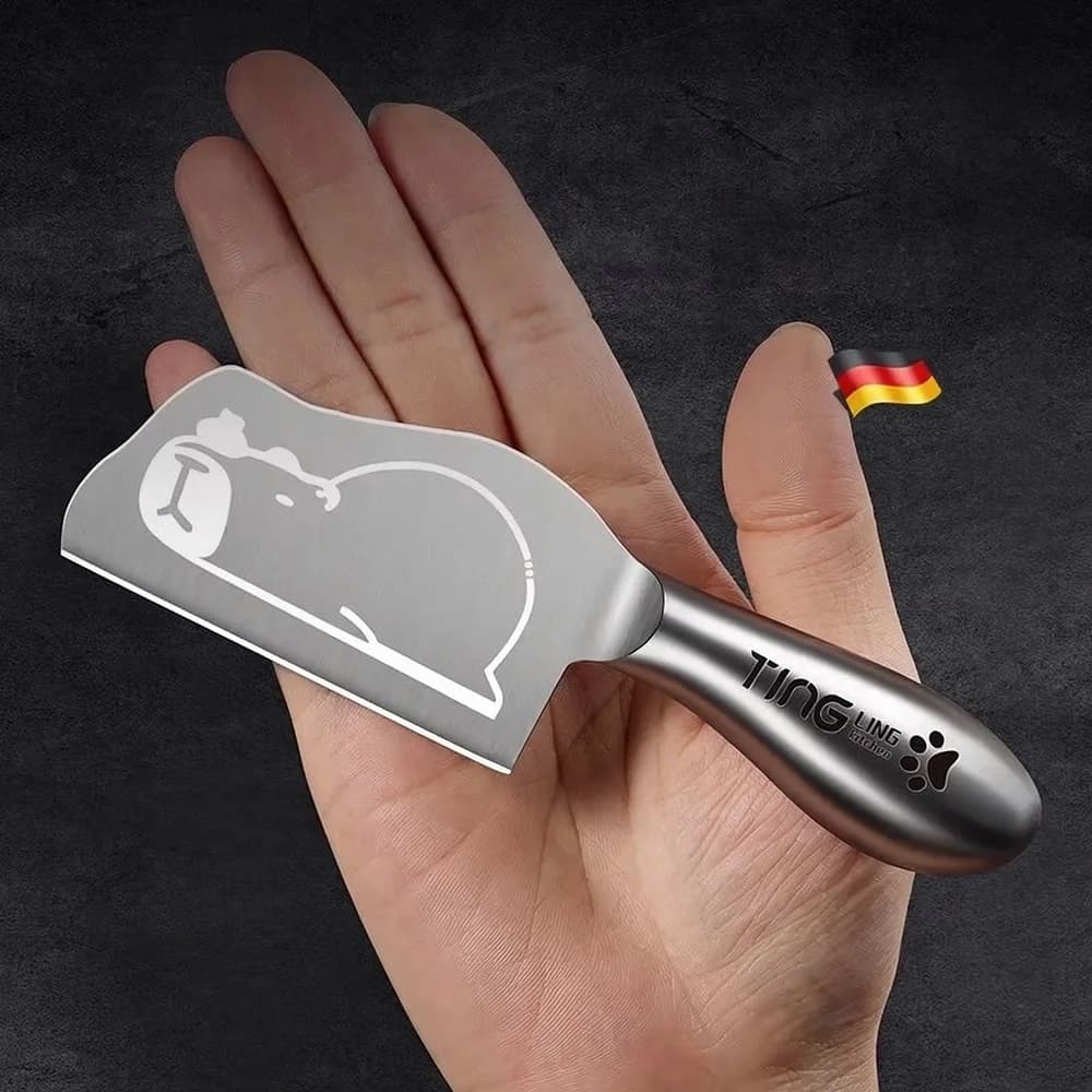 Coltello da Cucina Mini Capybara, Coltello da Chef per Uso Domestico, Sicuro e Pratico, Ideale per Alimenti per Bambini e Frutta C2612