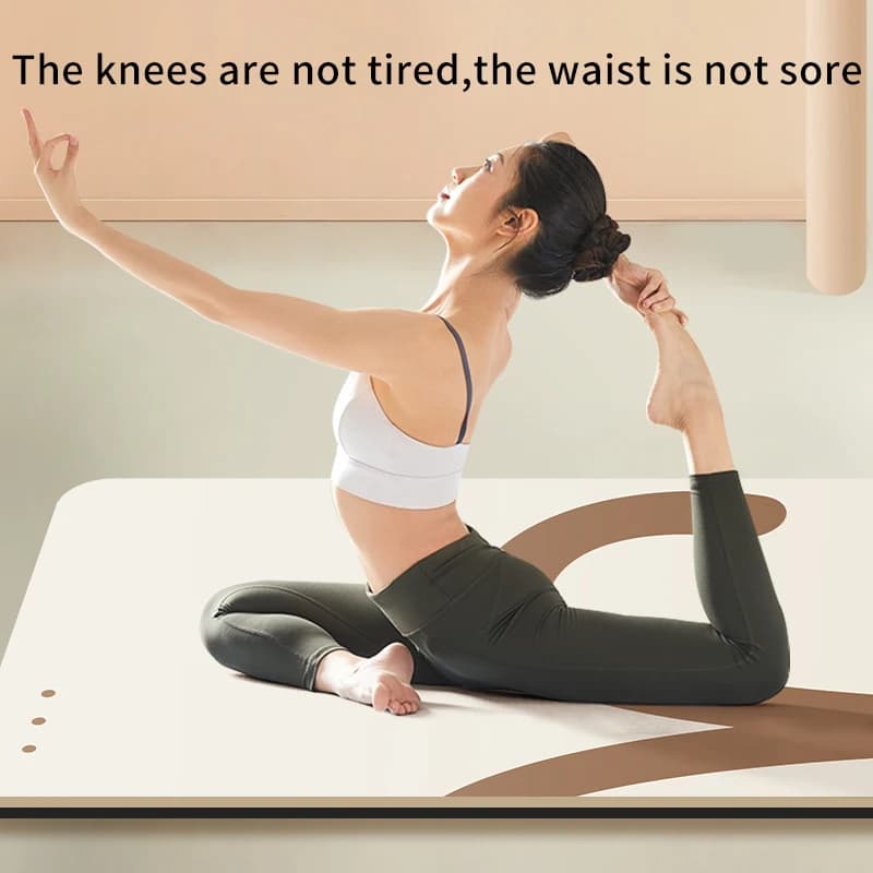 Printed Rubber Yoga Mat Eco Friendly constellation Anti-slip Waterproof Beige Pu Yoga Mat Natural Rubber