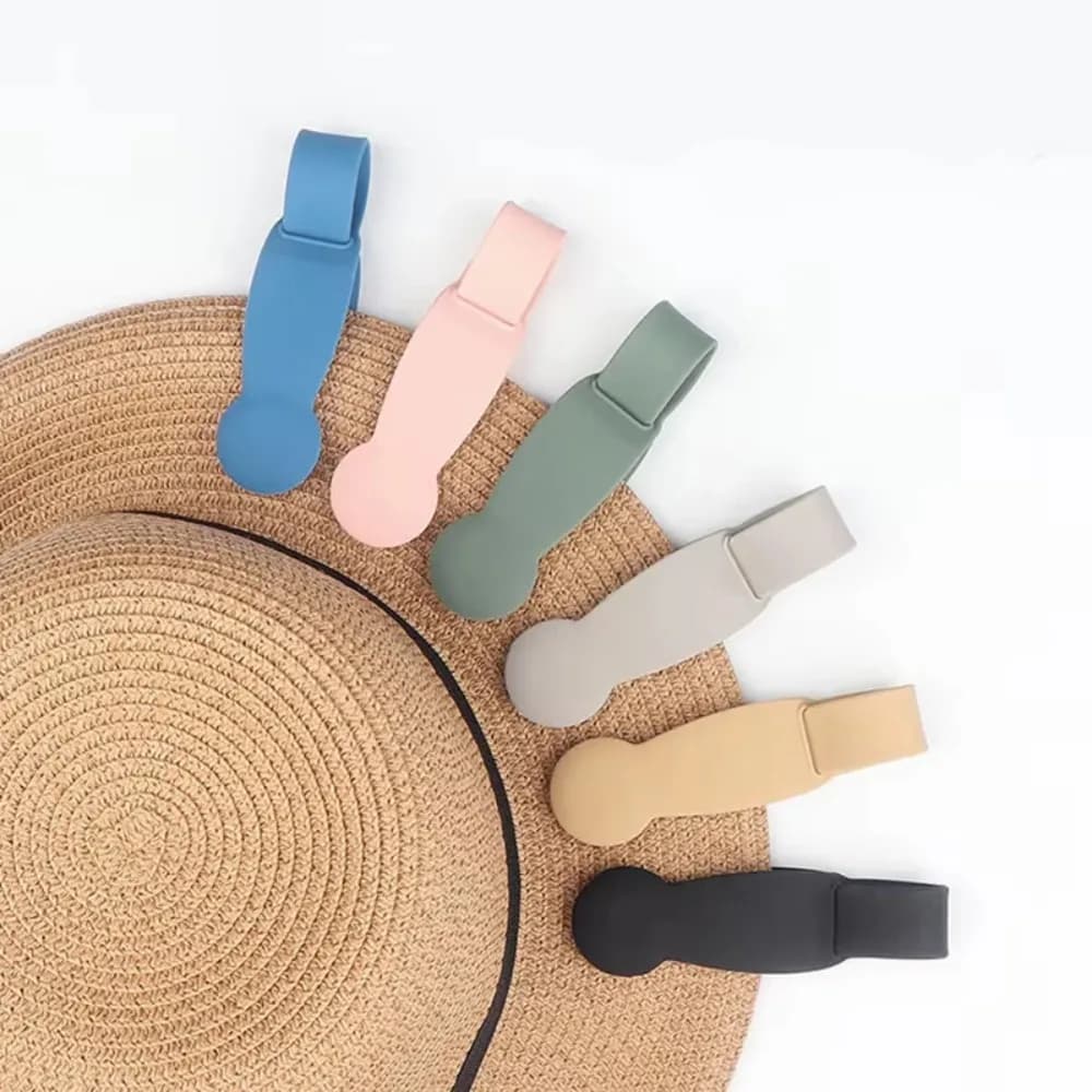 New Magnetic Hat Clip Silicone Portable Cap Holder Anti-Lost Clip On Bag Handbag