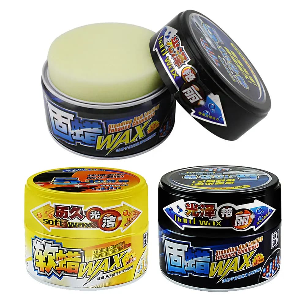 Pasta di cera per lucidatura per auto multi-tipo Vernice per riparazione graffi Cura dura di cristallo Rivestimento impermeabile Cera Garage Forniture professionali