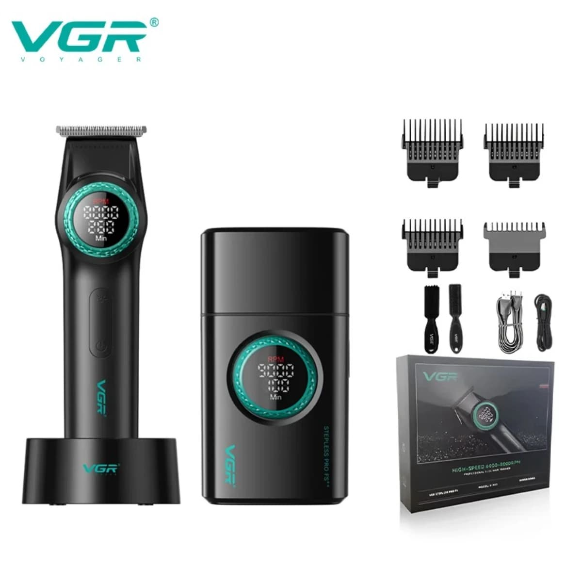 VGR Haircut Professional Haircuts Barbiere Elettrico Rulebarba Haircut Metal Haircut V-377 V-977