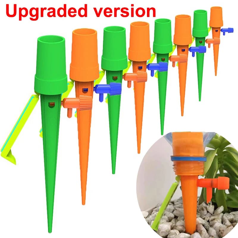 6PCS Auto Drip Flower irrigazione sistema di irrigazione irrigazione automatica Spike per piante fiore Indoor Household Waterer Bottle Drip