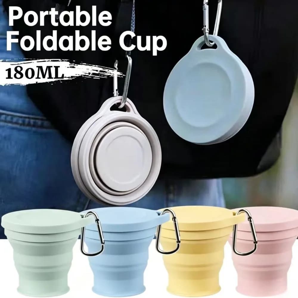 Foldable Silicone Dog Bowl Pet Outdoor Travel Portable Folding Cat Food Water Large Capacity Container Feeding Bowl Pet Supplies