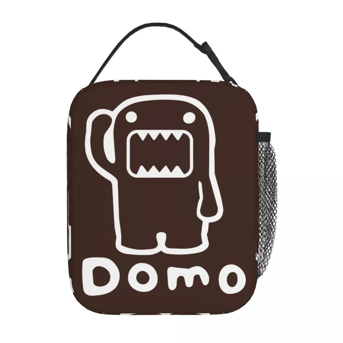 Domo Kun Funny Meme Borsa per il pranzo isolata Contenitore per pasti portatile Borsa termica Tote Lunch Box Office Outdoor Girl Boy