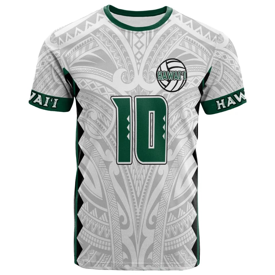 Hawaiian men's volleyball jersey supporter polynausia tattoo top men's volleyball Hawaii custom shirt football shirt