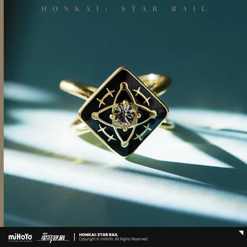 Anello a tema Anaxa della serie Impression di MIHOYO Game Honkai Star Rail, regalo di Halloween, anello di Anaxagoras, accessori per cosplay.