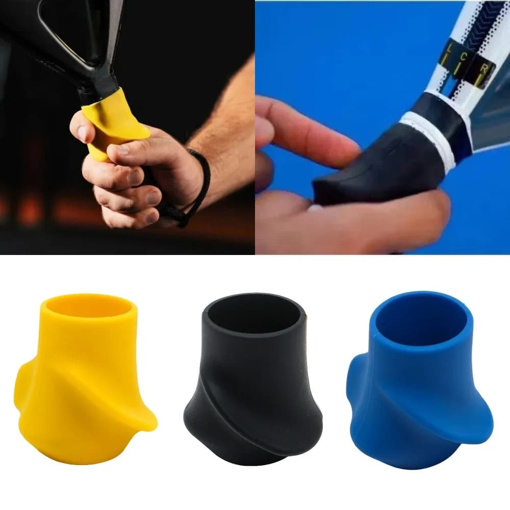 Dispositivo di Correzione per Impugnatura Racchetta da Tennis in Silicone, Antiscivolo, Disponibile in 3 Colori