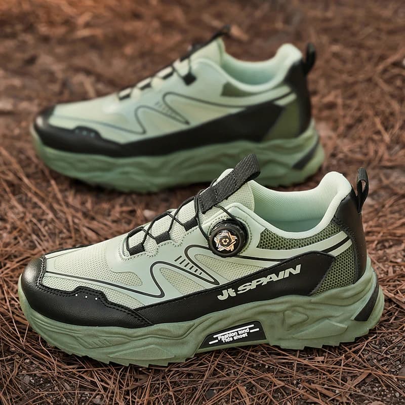 Men casual sports shoes four seasons new rolling laces comfort racing shoes outdoor breathable gymnastics shoes with soft sole