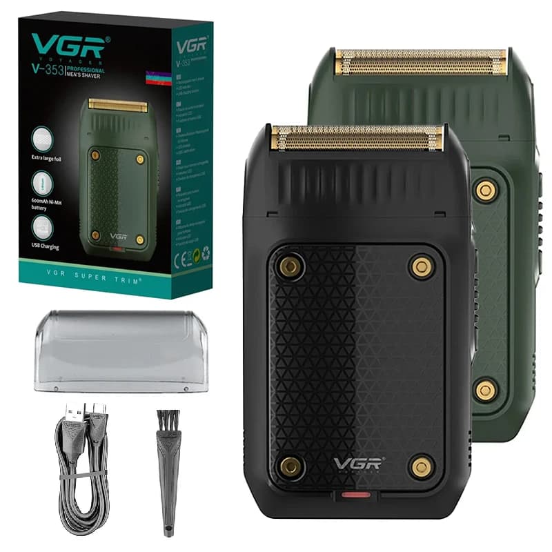 Originale VGR Rasoio Rasoio Professionale Rasoio Elettrico Portatile Barba Trimmer Rasoio Ricaricabile Mini Rasoio da Uomo V-353