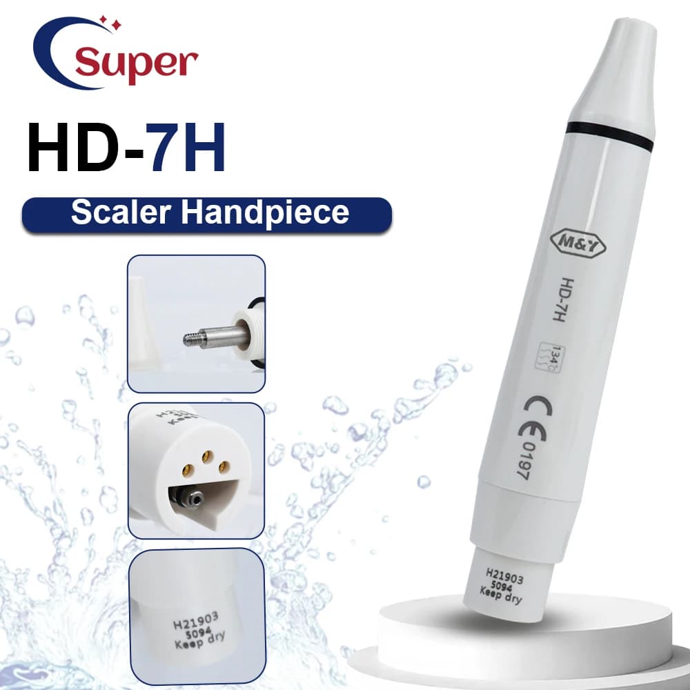 Dental Ultrasonic without Light Scaler Handpiece HD-7H Detachable Fit For Dentistry Ultrasonic Scaler Teeth Whitening Tools