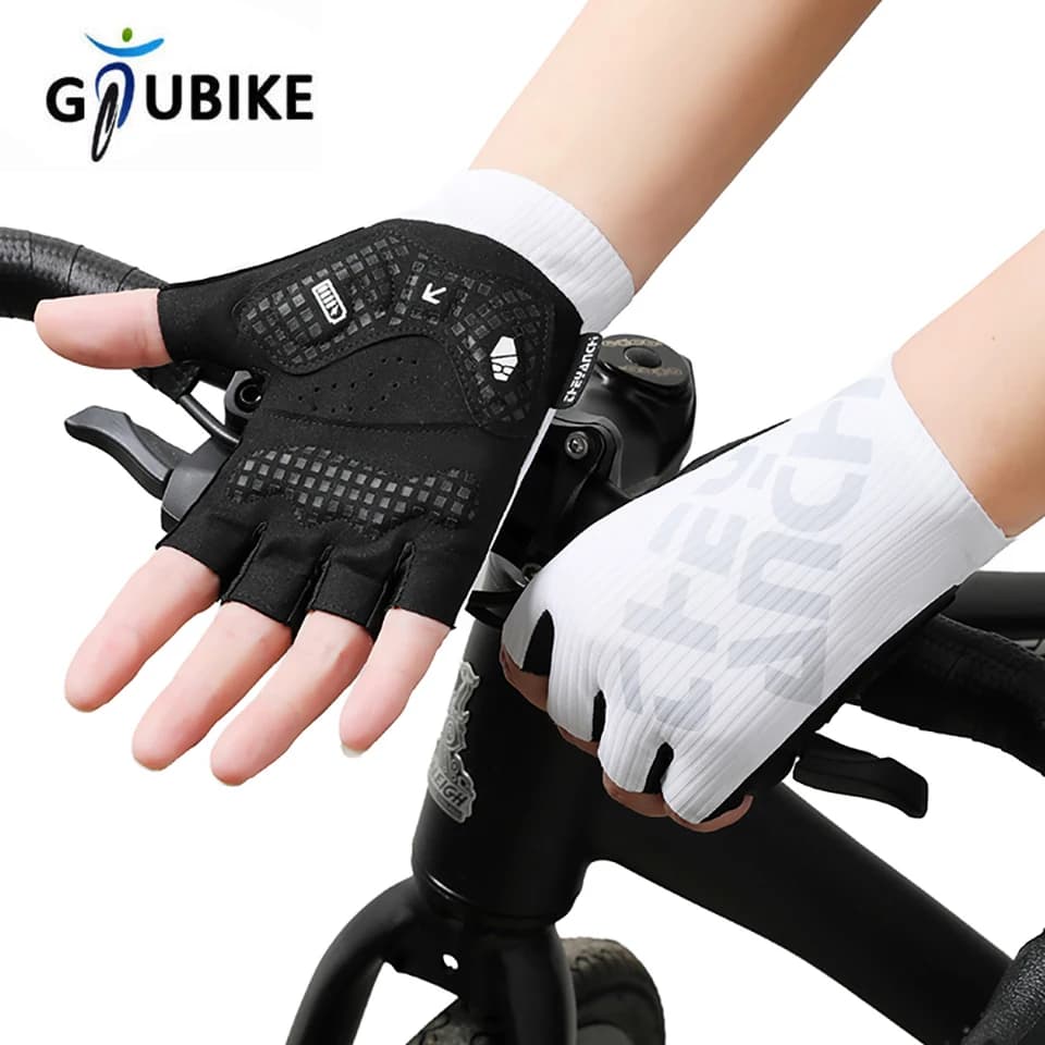 Cycling Gloves Mezze Dita Uomo Women's Anti-slip Breathable Estivi Bicycle Gloves Without Sports Gym Training