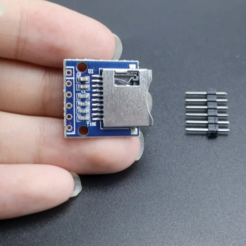Modulo lettore di schede Micro SD per Arduino, ESP32 | Stoccaggio SPI TF da 3,3 V | Intestazioni NON saldate (Fai da te)