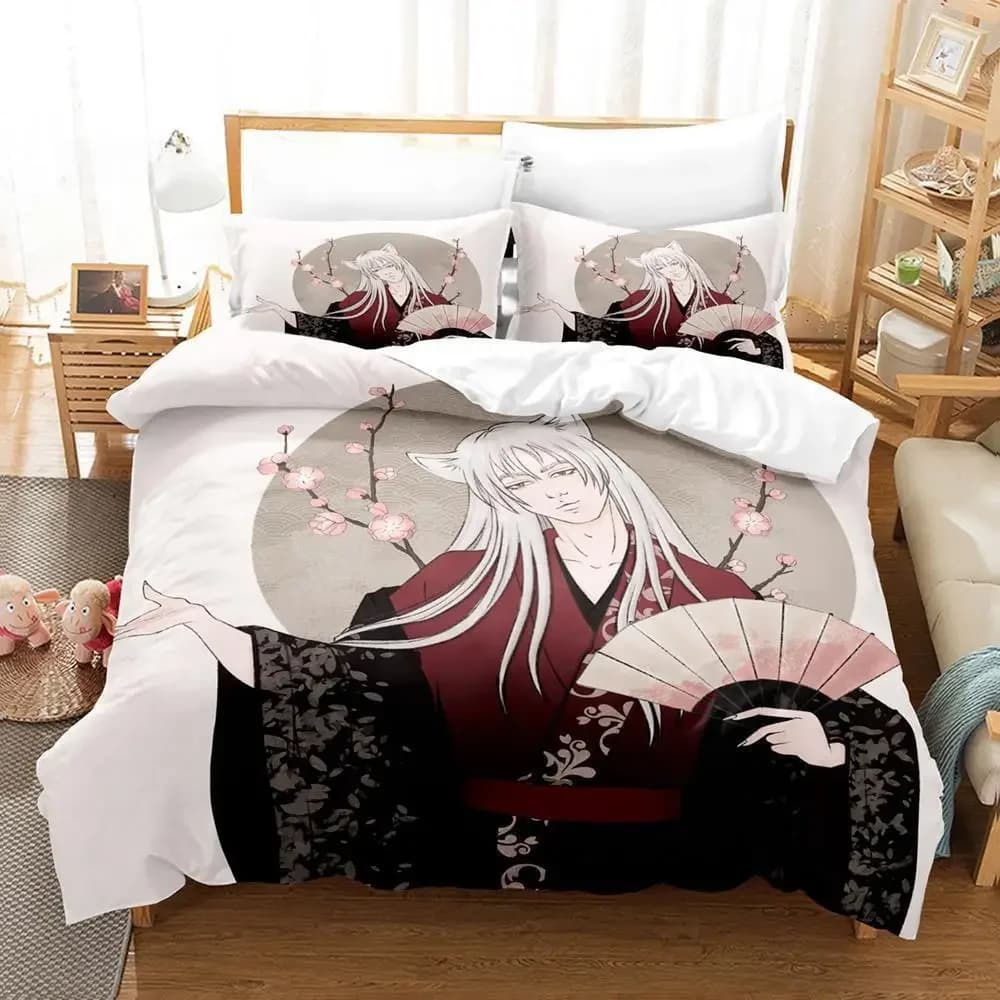 Nuovo Kamisama Kiss Tomoe Set biancheria da letto Singolo Twin Completo Queen King Size Set letto per bambini adulti Set copripiumino per camera da letto Stampa 3D Anime
