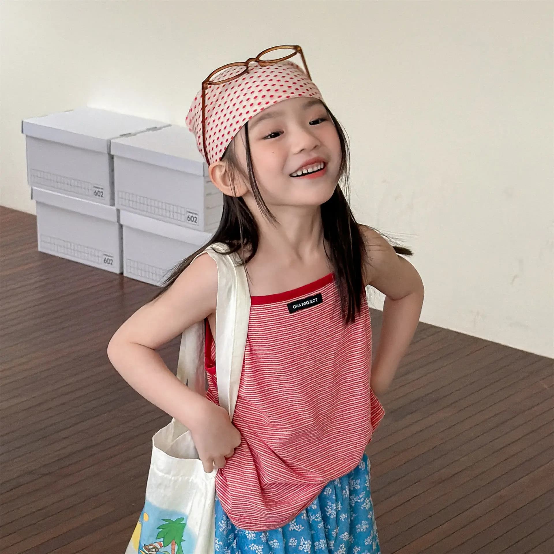 Nuove Magliette Estive Senza Maniche per Bambini 2026, Camicie Carine per Bambine, Canotte a Righe in Cotone per Neonata, Abbigliamento per Bambini