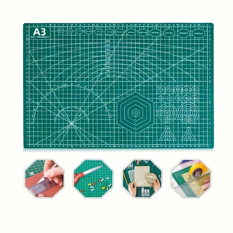 Tampone da taglio 1PC 18x12”, tagliere artistico A3-cloruro di polivinile antiscivolo carta autorigenerante finta pelle