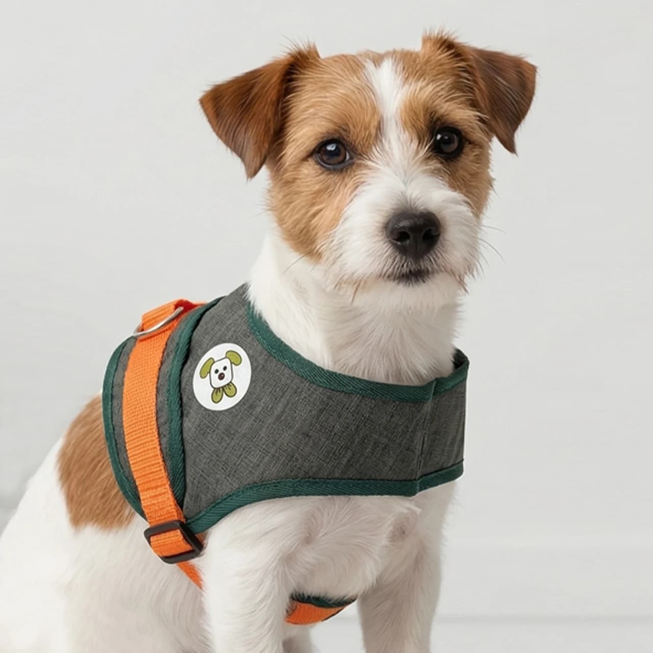 Pettorina per Cani con Guinzaglio, Gilet Anti-Smarrimento Facile da Indossare per Shiba Inu, Labrador, Cani Piccoli e Medi, Accessori per Animali Domestici
