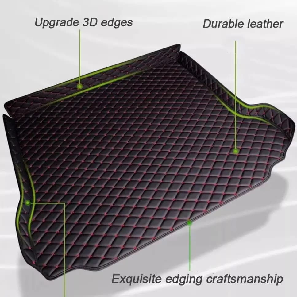 Car Leather Trunk Mats For Toyota Camry 2026 2025 2024 Accessories XV80 Rear Carpet Floor Pad Boot Covers Rubber Cargo Anti-Slip