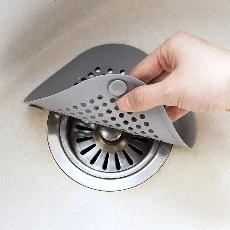 Filtro per scarico a pavimento in silicone, filtro per lavello, raccogli capelli, coperchio per sifone cucina e bagno, filtro per scarico fognario