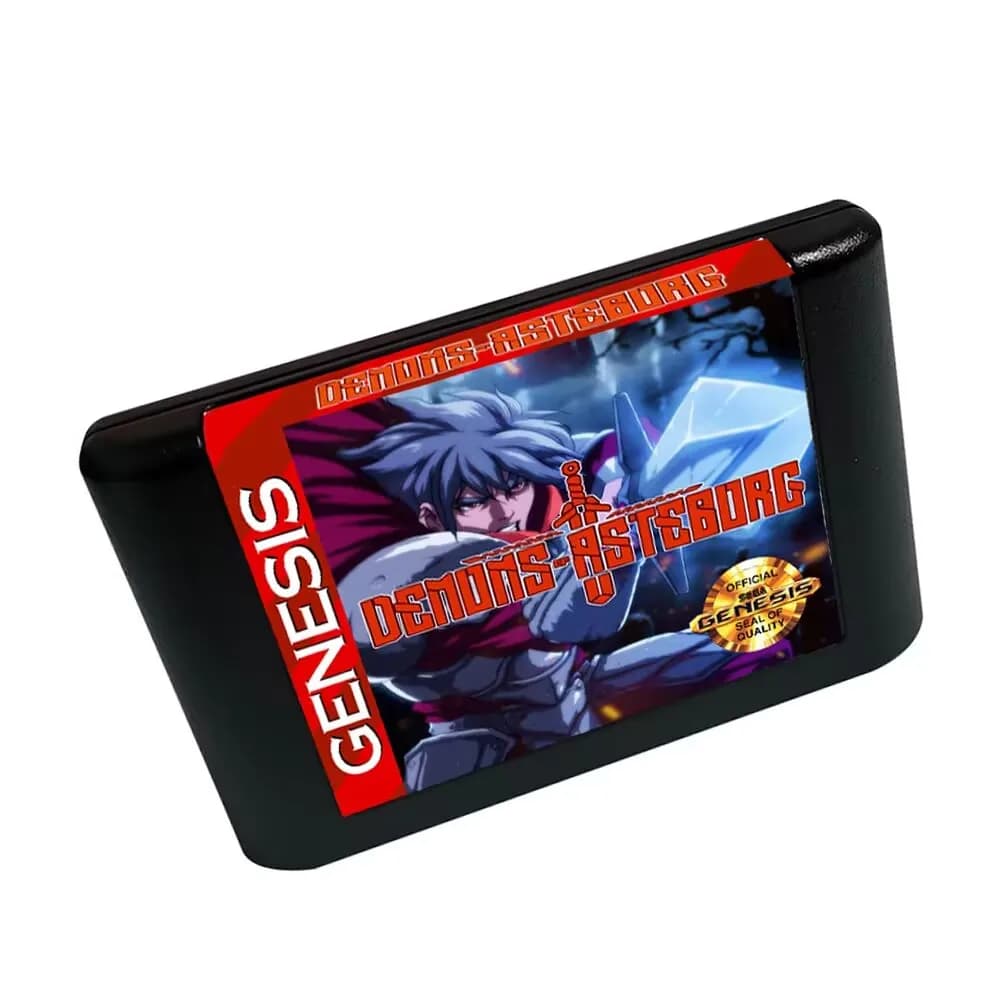 Scheda di gioco MD Demons of Asteborg 16 BIT per Sega Mega Drive per Sega Genesis e per la ripresa della console originale
