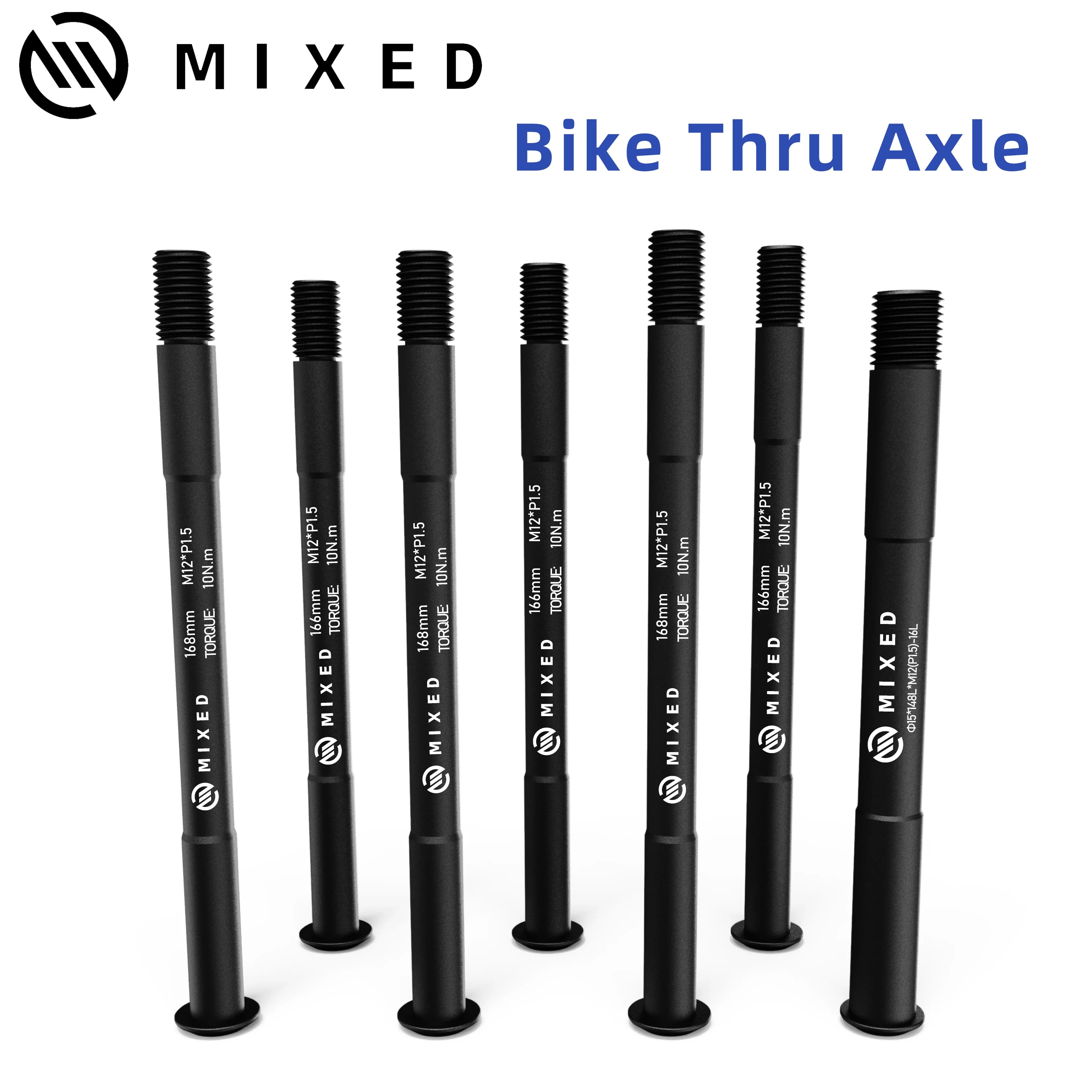 MISTO MTB Asse Passante 15x148 15x158 12x162 12x120 12x164 Asse Ruota Bicicletta Da Strada 12mm 15mm Mozzo Perno Passante Albero Forcella