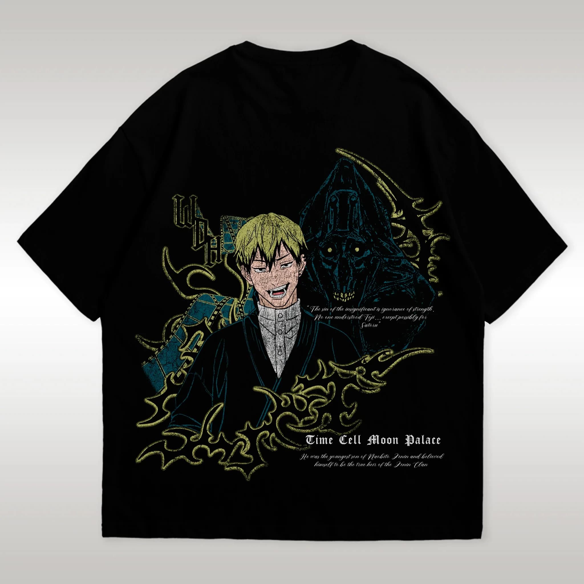 Nuova Collezione 2026: T-Shirt Jujutsu Kaisen Naoya Zenin Time Cell Moon Palace per Bambini/Adulti, Magliette Anime