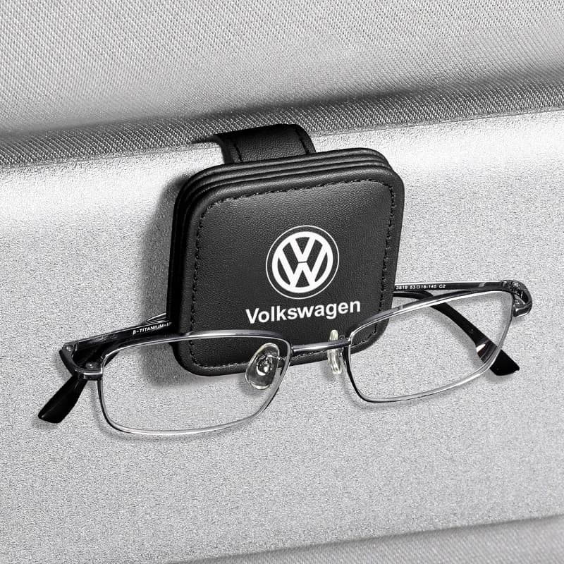Valve stems Car visor caps Glass glove box Sunglasses Card holder for VW Volkswagen Golf Polo Passat Tiguan