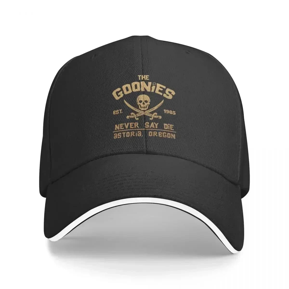New The Goonies Never Say Die Baseball Cap Ball Cap Golf Wear Man Women's