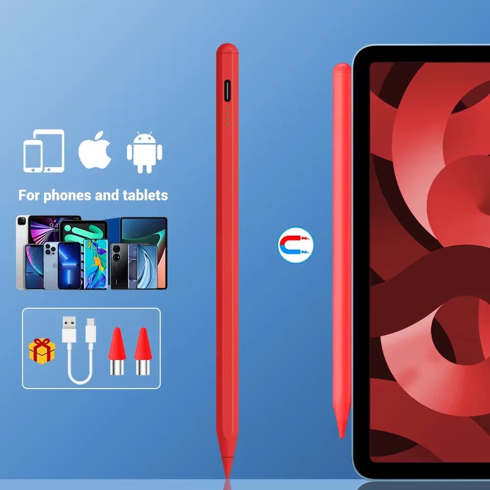 NUOVA Penna Stilo Universale per Android iOS Compatibile con Touchscreen Capacitivi, iPad, Apple Pencil, Huawei, Xiaomi, Samsung e Tablet