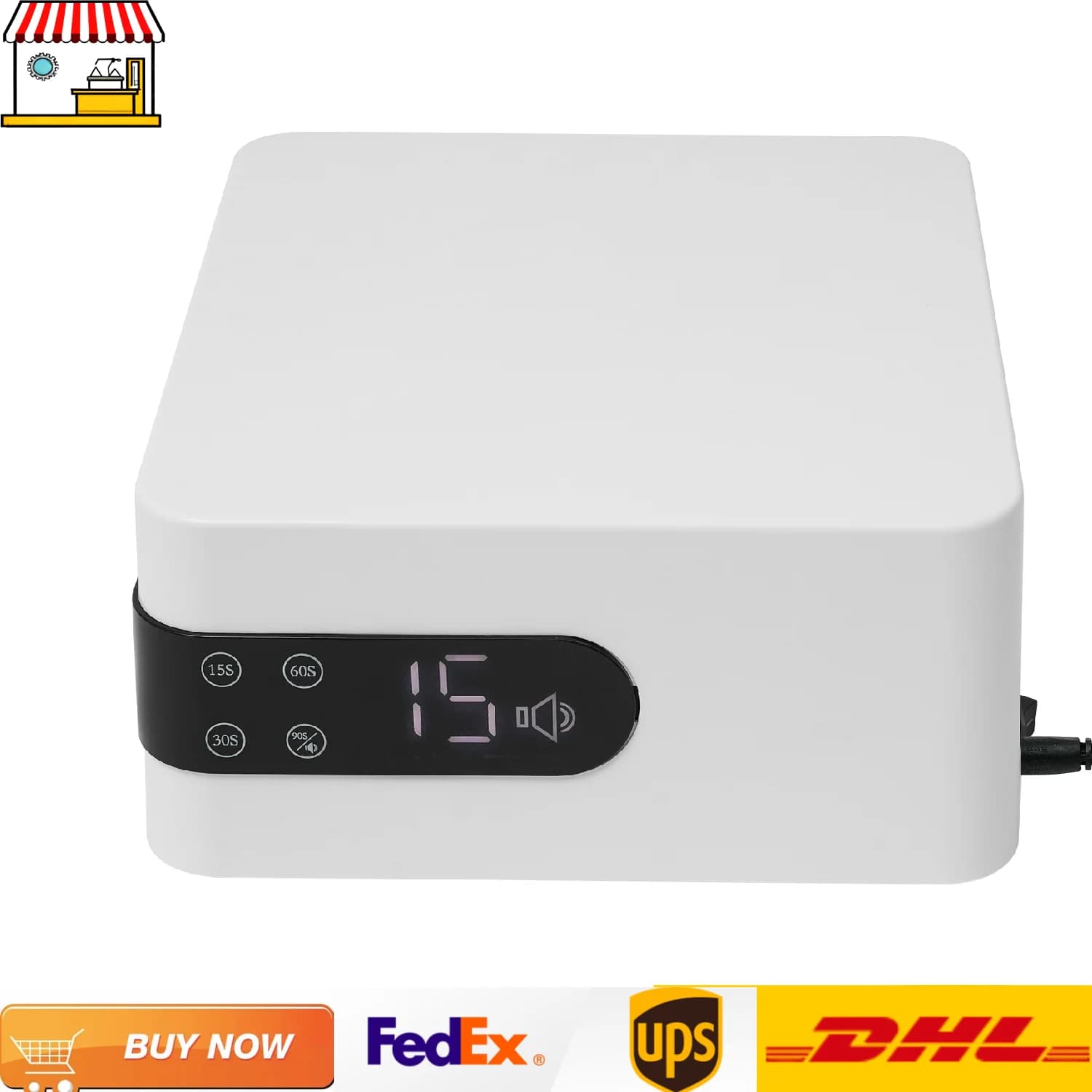 48 W | Nail Lamp Dry with 45 lamp | Professional gel polymerizing lamp with automatic sensor with timing function