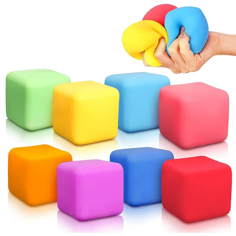 Sfere antistress di tofu di colore carino Giocattoli sensoriali Antistress Giocattoli agitati Palla di pasta squishy Regali per adulti Bambini Miglior regalo