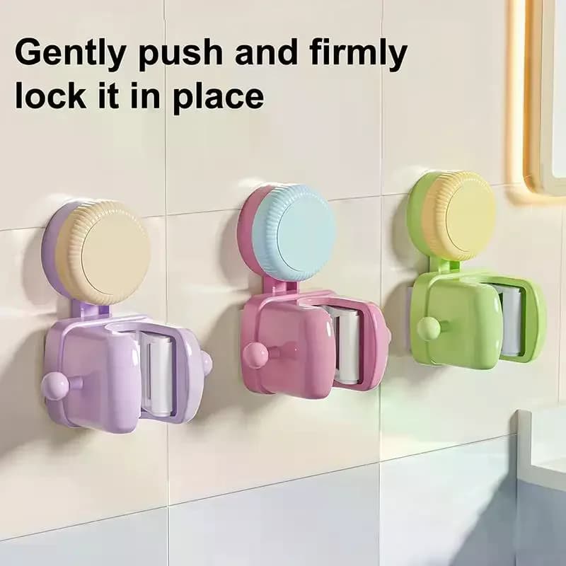 Dopamine Mop Clip Suction Cup 10kg Load Wall Mounted Organizer Space Saving for Kitchen Bathroom Office Cleaning