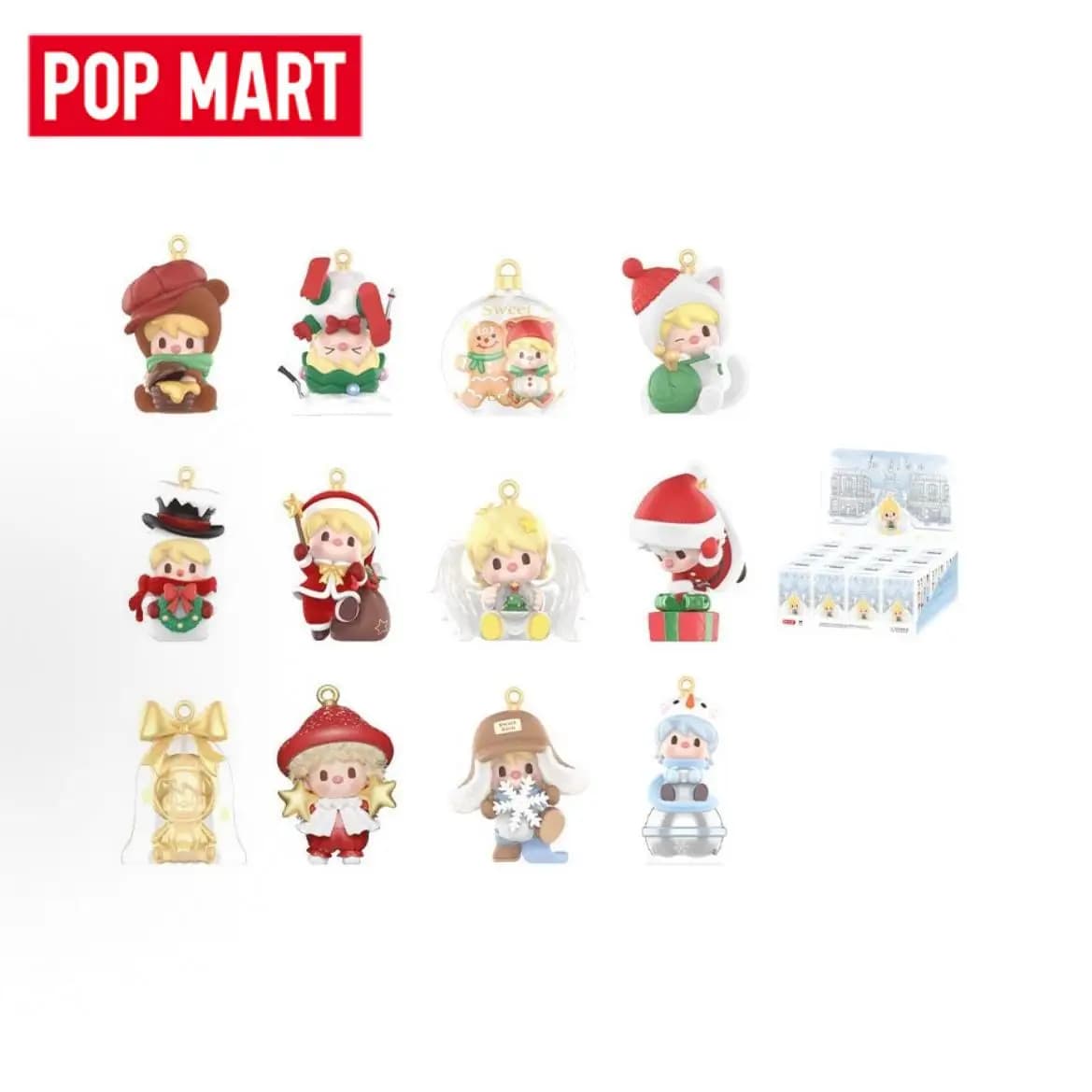 POP MART Sweet Bean Your Exclusive Holiday Series Trendy Mystery Box Anime Action Figure Blind Random Box Toys Model Ornament