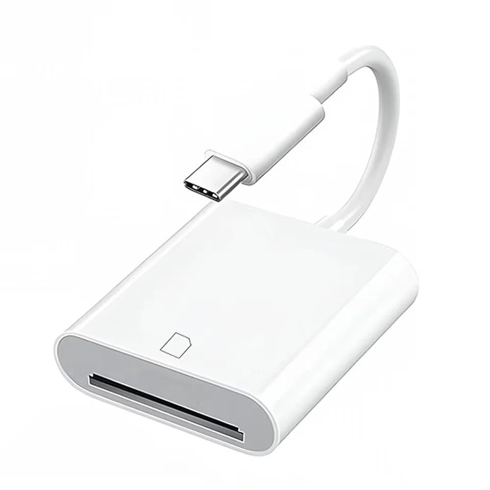 Adattatore per lettore di schede di memoria SD USB tipo C per convertitore dati per lettore di schede SD Samsung Huawei XiaoMi per telefono portatile MacBook