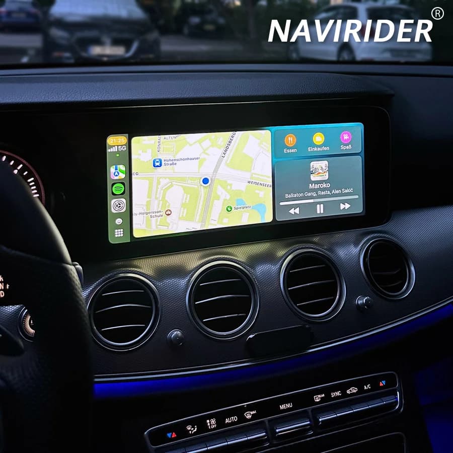 Touch Screen da 12.3 pollici per Mercedes Benz W213 2016-2019 LHD autoradio stereo lettore video multimediale Carplay navigazione GPS automatica