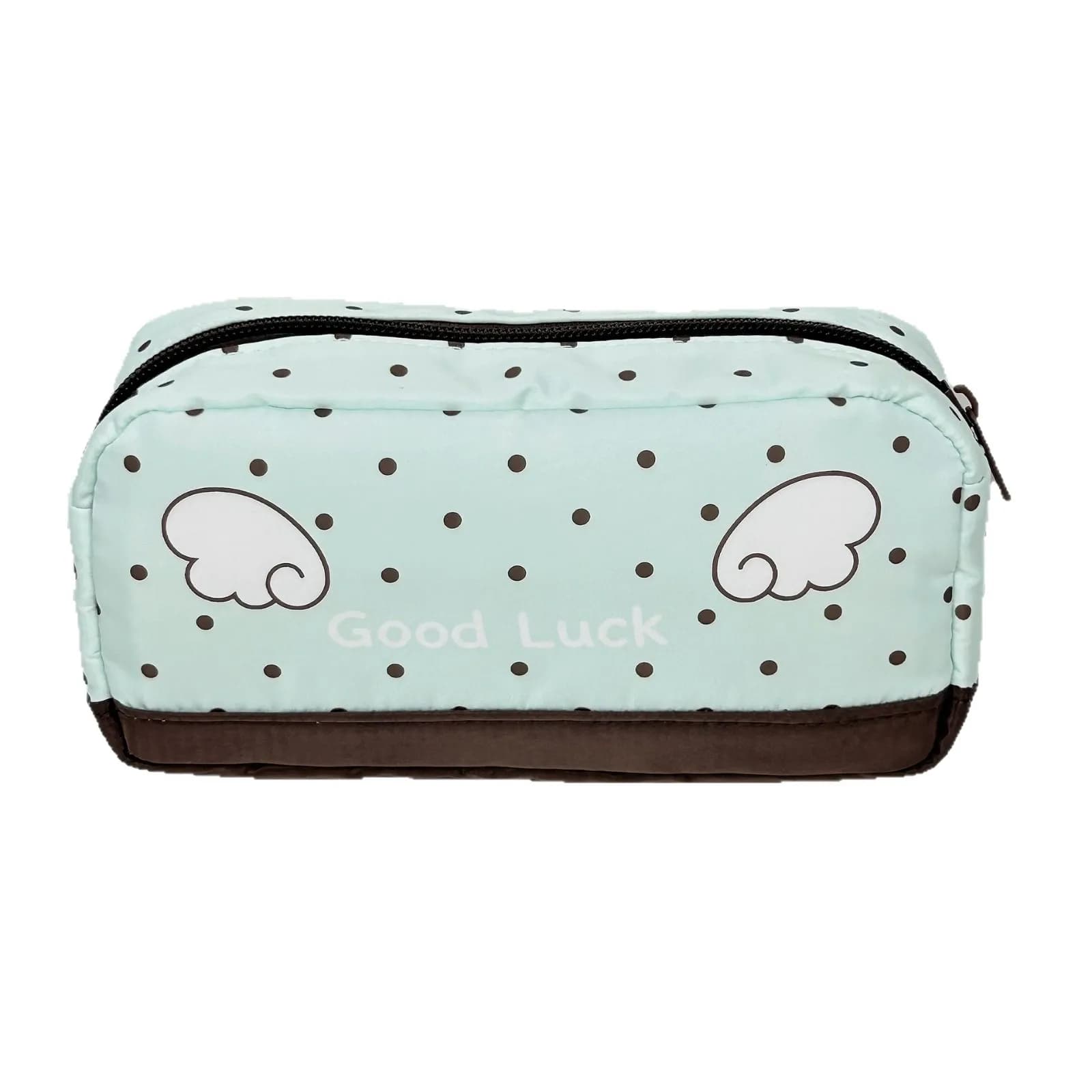 Cartoon Cute Angel Love Wings Bunny Case Ins High-Value Capacity Student Stationery Storage Bag Pencil Box