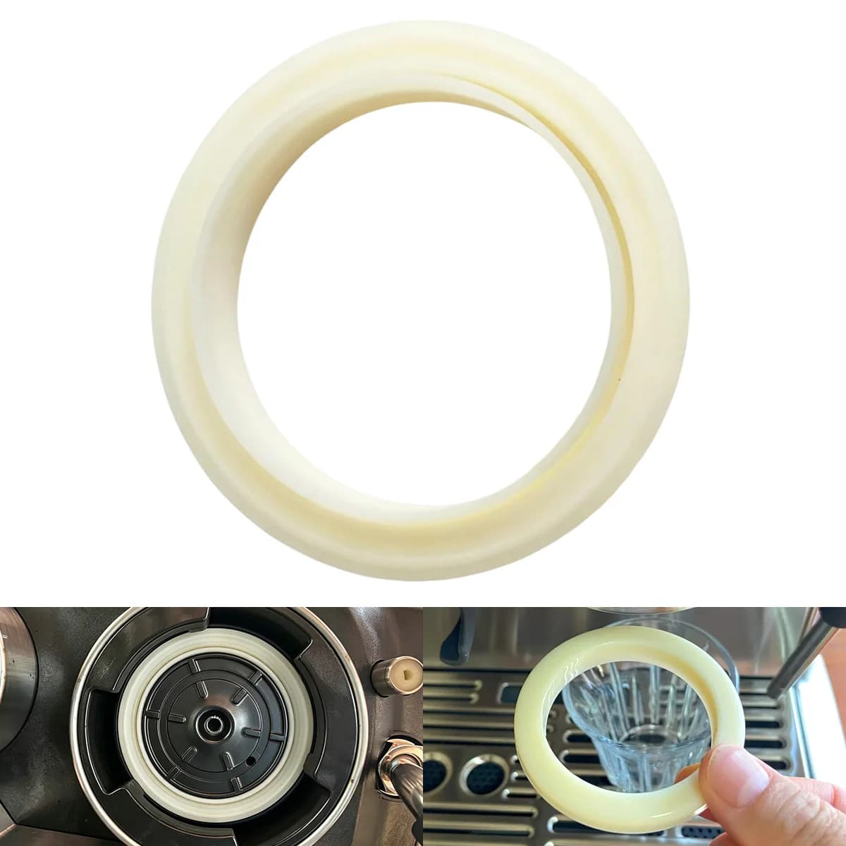 2 Pack 54MM Silicone Steam Ring, Brevilles Gasket Replacement for Breville Espresso Parts Breville Espresso Machine Accessories
