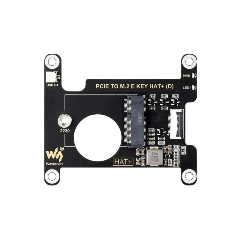 Scheda adattatore PCIe a M.2 E KEY per Raspberry Pi 5, compatibile con varie schede di rete wireless NGFF (M.2 E KEY)