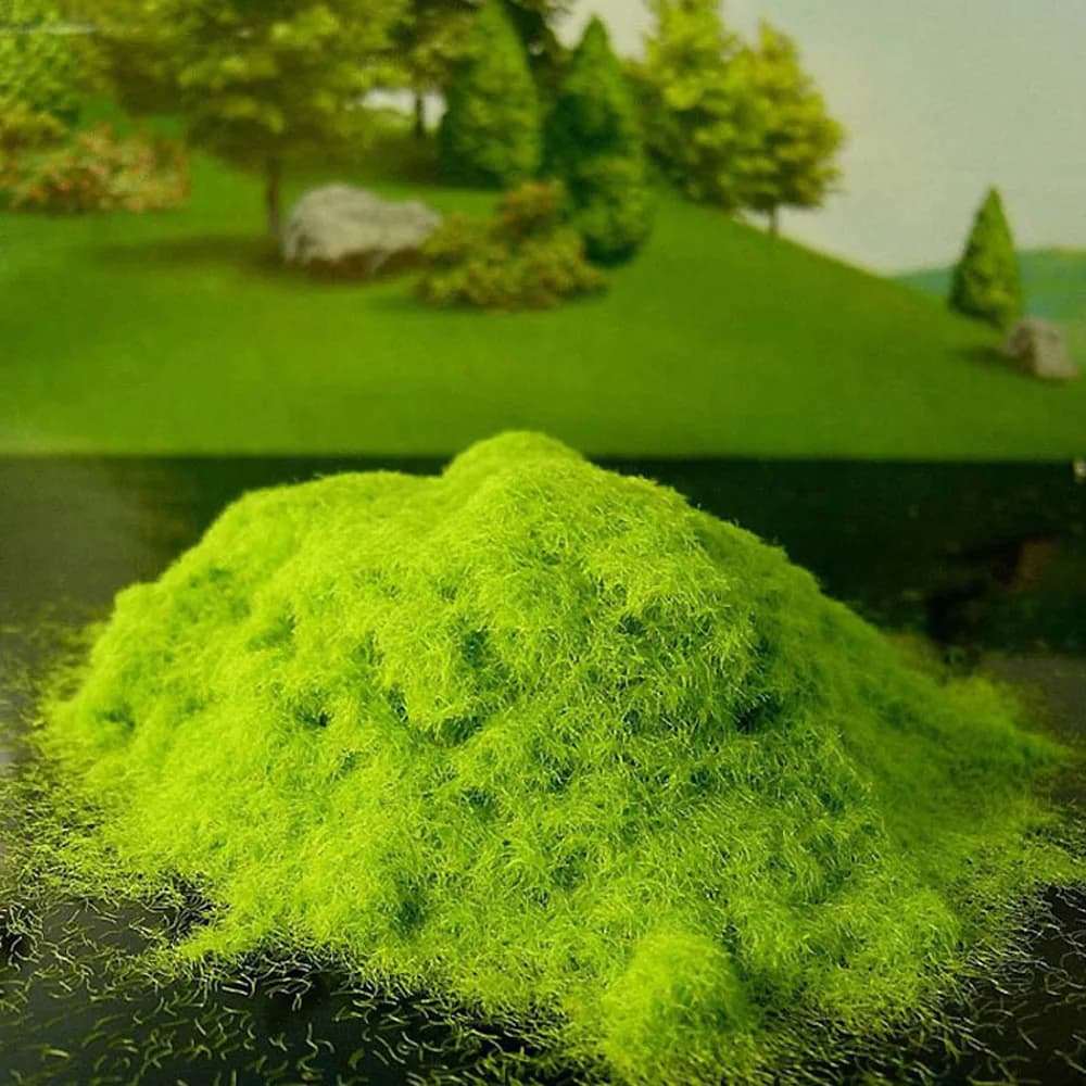 35 g/borsa Sandbox gioco erba artificiale polvere accessori fai da te muschio artificiale Micro decorazione del paesaggio