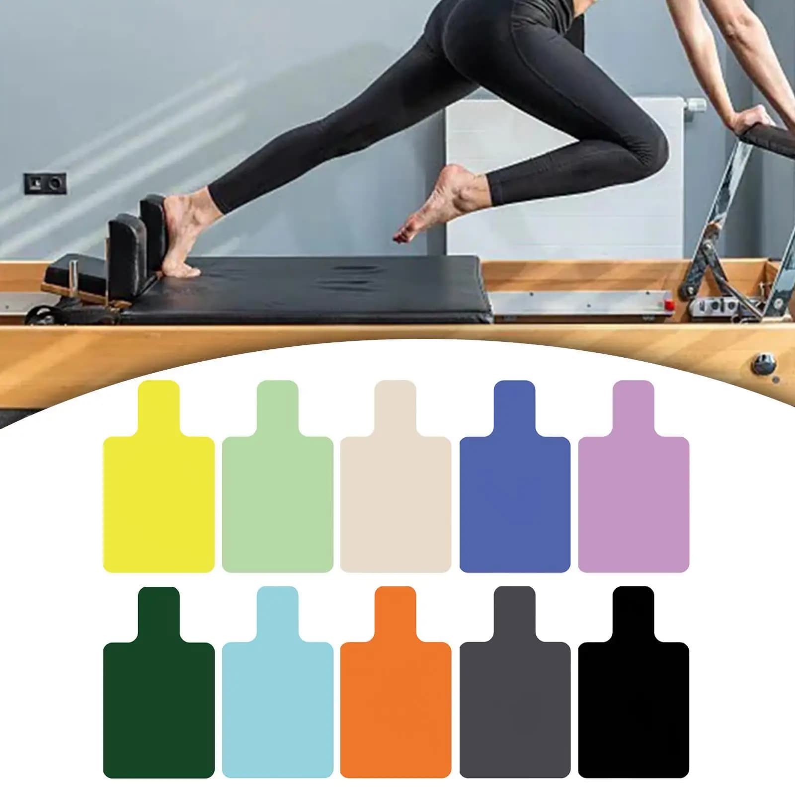 Pilates Mat for Reformer Cover Pilates Reformer Machine Towel Sweat Absorbing Lightweight Portable Mat Gym and Yoga Accessories
