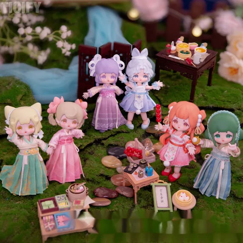 Xingyunlai Bjd Yunlai Food Shop Series 2 Blind Box Toys Obtisu11 Dolls Bjd Mystery Box modello Anime Action Figures regalo