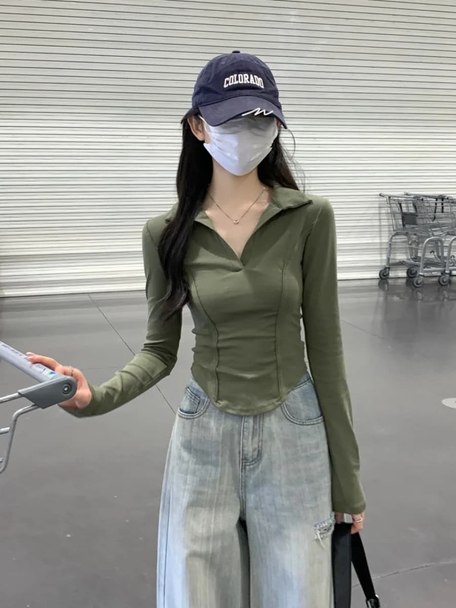 Spring 2026 Women's Neck Short Sleeve T-Shirt Shoulder Width Regular Cotton Blend Comfortable Breathable Color Top