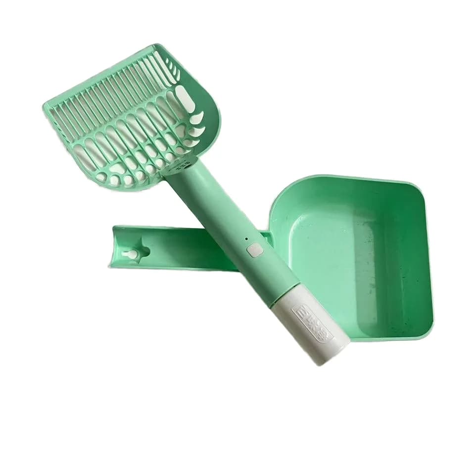 Hot Pet Large Cat Litter Scooper Fine Hole Multi-functional Deodorant Long Handle Poop Scooper Pet Cleaning Products