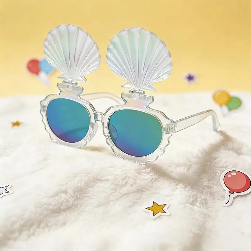 Unique Shell Sunglasses for Summer Hawaii Party Essential Beach Party Accessories